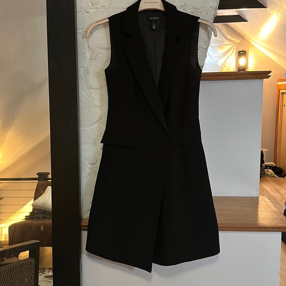 Black blazer dress. Worn once. Great condition
